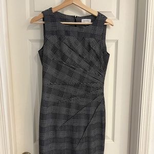 Black and white Calvin Klein Dress